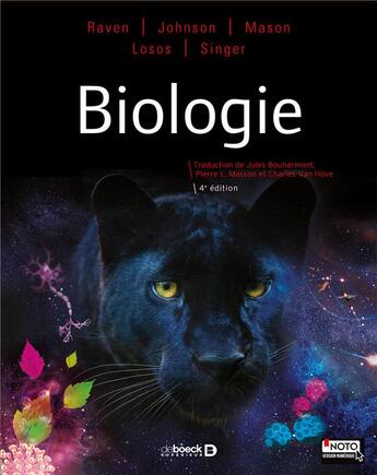 Couverture du livre « Biologie (4e édition) » de Peter H Raven et Georges B. Johnson et Kenneth A. Mason et Jonathan B Losos et Susan R. Singer aux éditions De Boeck Superieur
