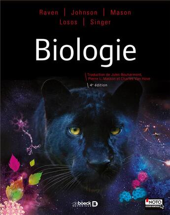 Couverture du livre « Biologie (4e édition) » de Peter H Raven et Georges B. Johnson et Kenneth A. Mason et Susan R. Singer et Jonathan B. Losos aux éditions De Boeck Superieur