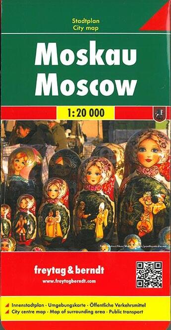 Couverture du livre « Moscou » de  aux éditions Freytag Und Berndt