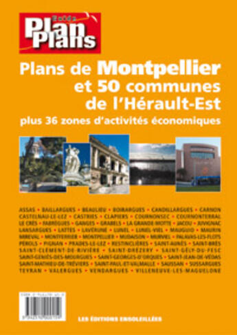 Couverture du livre « Guide plan plans ; montpellier et 50 communes de l'hérault est » de Collectif Michelin aux éditions Michelin