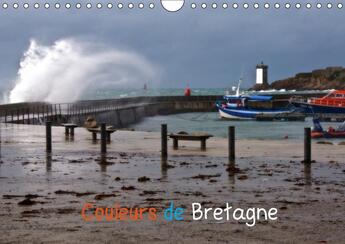 Couverture du livre « Couleurs de bretagne calendrier mural 2018 din a4 horizontal - la bretagne du nord cote mer d » de Rollier J aux éditions Calvendo