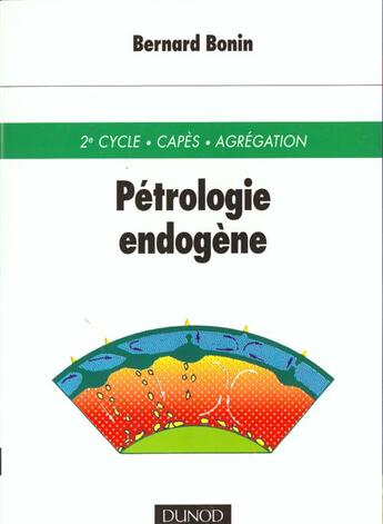 Couverture du livre « Petrologie endogene » de Bernard Bonin aux éditions Dunod