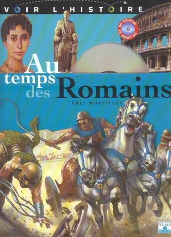 Couverture du livre « Au temps des romains » de Eric Morvillez aux éditions Fleurus