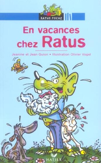 Couverture du livre « En vacances chez ratus » de Guion-J+J aux éditions Hatier