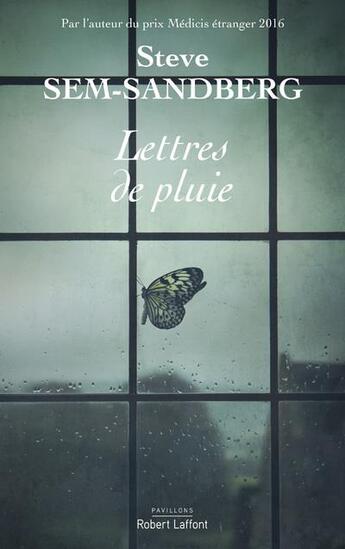 Couverture du livre « Lettres de pluie » de Steve Sem-Sandberg aux éditions Robert Laffont