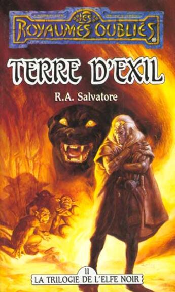 Couverture du livre « Terre d'exil » de R. A. Salvatore aux éditions Fleuve Editions