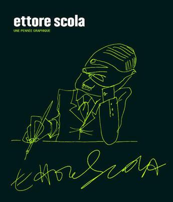 Couverture du livre « Ettore Scola, une pensée graphique » de Jean A. Gili aux éditions Centre Des Arts