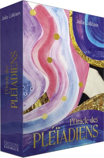 Couverture du livre « L'Oracle des Pléïadiens » de Julia Colleaux aux éditions Exergue