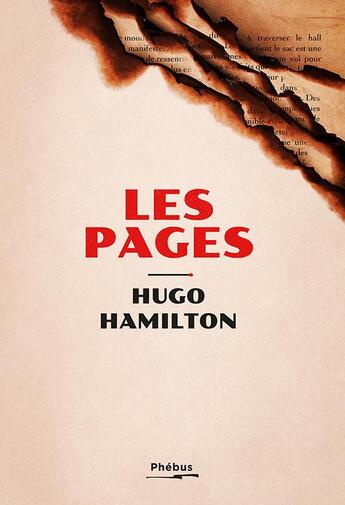Couverture du livre « Les pages » de Hugo Hamilton aux éditions Phebus