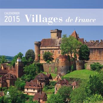 Couverture du livre « Calendrier villages de France 2015 » de  aux éditions Place Des Victoires