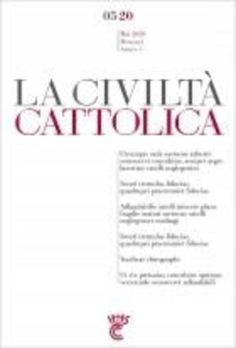 Couverture du livre « La civilta cattolica 0520 » de Sj Antonio Spadaro aux éditions Parole Et Silence