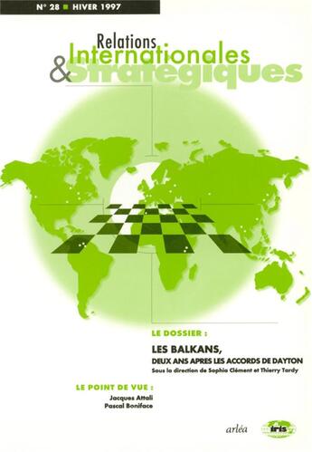 Couverture du livre « Les balkans, deux ans apres les accords de dayton. relat. intern. et strateg. n 28-1997/1998 - revu » de  aux éditions Dalloz