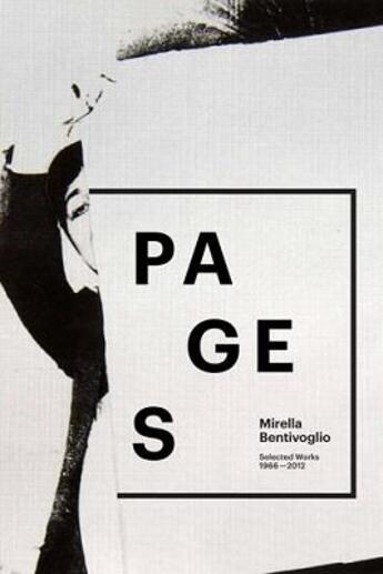 Couverture du livre « Pages » de Mirella Bentivoglio aux éditions Dap Artbook