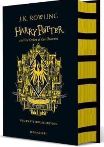 Couverture du livre « Harry potter and the order of the pheonix - hufflepuff edition (relie) » de J. K. Rowling aux éditions Bloomsbury