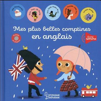 Couverture du livre « Mes plus belles comptines en anglais » de Marie Paruit aux éditions Larousse