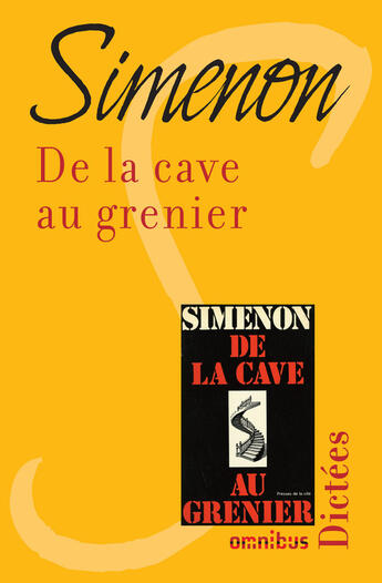 Couverture du livre « De la cave au grenier » de Georges Simenon aux éditions Omnibus