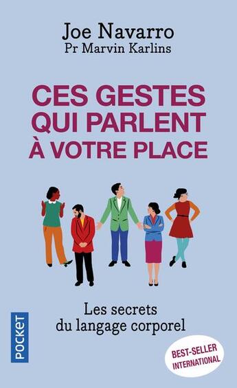 Couverture du livre « Ces gestes qui parlent à votre place » de Joe Navarro et Marvin Karlins aux éditions Pocket