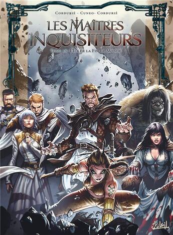 Couverture du livre « Les maîtres inquisiteurs Tome 18 : l'île de la fin du monde » de Andrea Cuneo et Sylvain Cordurie aux éditions Soleil