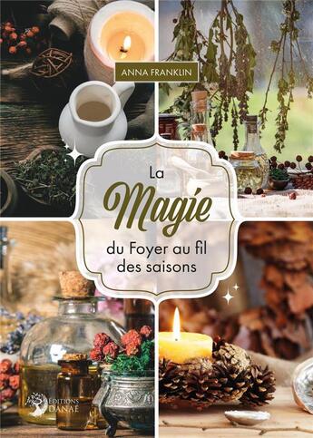 Couverture du livre « La magie du foyer au fil des saisons » de Anna Franklin aux éditions Danae