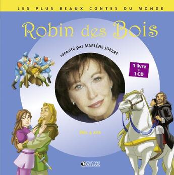 Couverture du livre « Robin des bois » de Marlène Jobert aux éditions Glenat Jeunesse