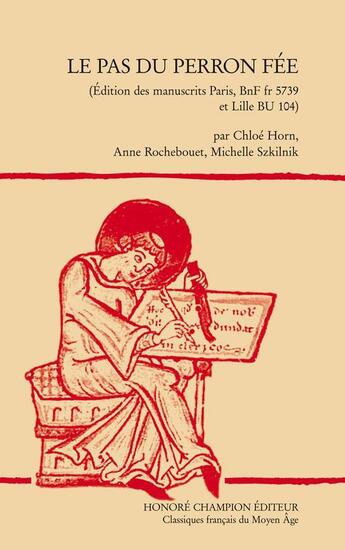 Couverture du livre « Le pas du perron fée » de Anonyme aux éditions Honore Champion