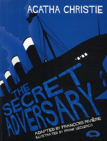 Couverture du livre « Agatha Christie en VO ; the secret adversary » de Francois Riviere et Frank Leclercq aux éditions Paquet