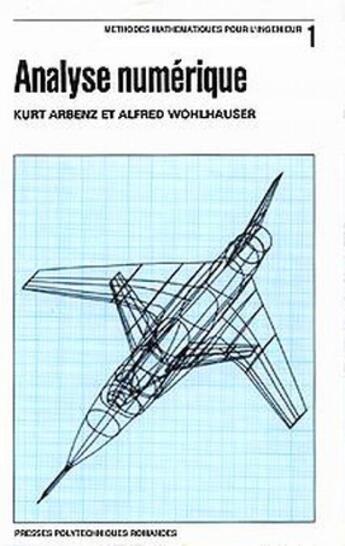 Couverture du livre « Analyse numerique » de Arbenz/Wohlhauser aux éditions Ppur