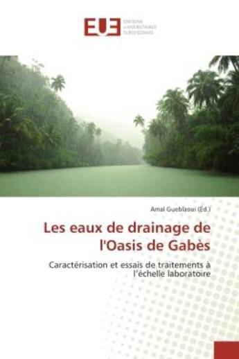 Couverture du livre « Les eaux de drainage de l'Oasis de Gabes : Caracterisation et essais de traitements A l'echelle laboratoire » de Amal Gueblaoui aux éditions Editions Universitaires Europeennes