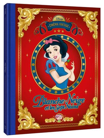 Couverture du livre « Cinéma vintage ; Blanche Neige et les sept nains » de Disney aux éditions Disney Hachette