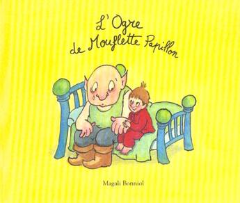 Couverture du livre « L'ogre de Mouflette Papillon » de Magali Bonniol aux éditions Ecole Des Loisirs