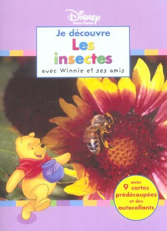 Couverture du livre « Winnie l'Ourson ; je découvre les insectes avec Winnie et ses amis » de  aux éditions Disney Hachette