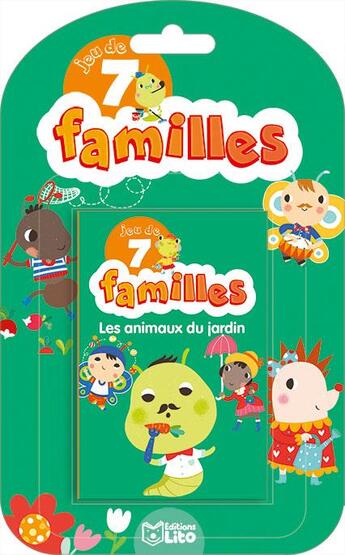 Couverture du livre « Jeux 7 familles animaux jardin » de  aux éditions Lito