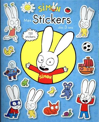 Couverture du livre « Simon - mon cahier de stickers » de  aux éditions Play Bac