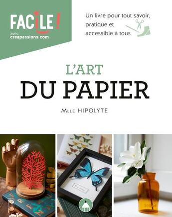 Couverture du livre « L'art du papier » de Ana Brecevic aux éditions Creapassions.com