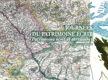 Couverture du livre « Journées du patrimoine écrit ; patrimoine écrit et territoires » de  aux éditions Mediapop