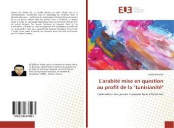 Couverture du livre « L'arabite mise en question au profit de la 