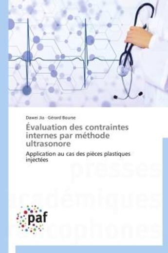 Couverture du livre « Évaluation des contraintes internes par méthode ultrasonore » de  aux éditions Presses Academiques Francophones