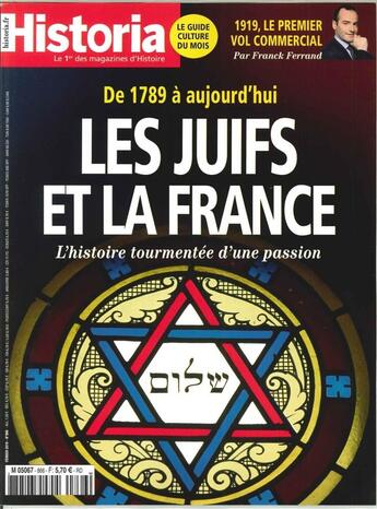 Couverture du livre « Historia mensuel n 866 les juifs et la france - fevrier 2019 » de  aux éditions L'histoire