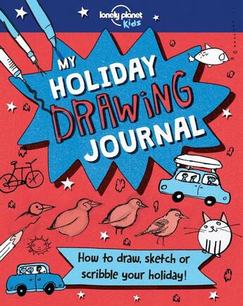 Couverture du livre « My holiday drawing journal (édition 2018) » de Collectif Lonely Planet aux éditions Lonely Planet France