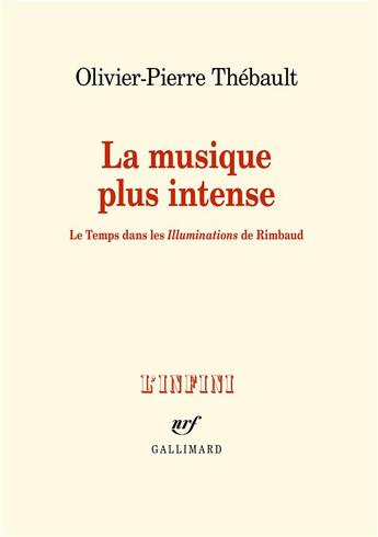 Couverture du livre « La musique la plus intense ; le temps dans les 