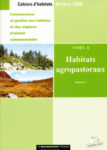 Couverture du livre « Habitats agropastoraux » de  aux éditions Documentation Francaise