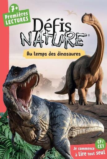 Couverture du livre « Au temps des dinosaures » de Sophie De Mullenheim aux éditions Fleurus