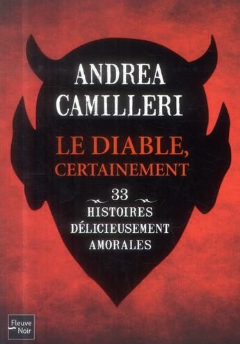 Couverture du livre « Le diable, certainement » de Andrea Camilleri aux éditions Fleuve Editions