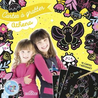 Couverture du livre « Studio bubble tea - cartes a gratter - athena » de Studio Bubble Tea aux éditions Les Livres Du Dragon D'or