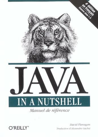 Couverture du livre « Java In A Nutshell ; 4e Edition » de David Flanagan aux éditions O Reilly France