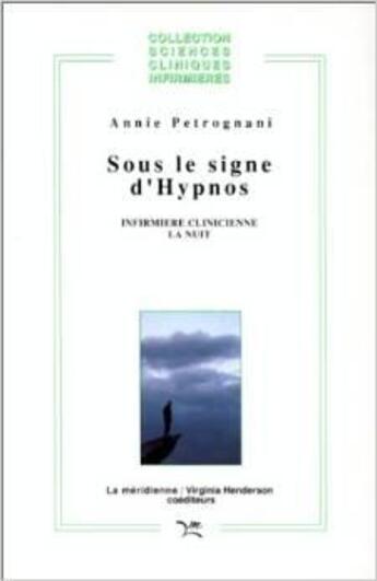 Couverture du livre « Sous le signe d'Hypnos » de Petrognani aux éditions Desclee De Brouwer