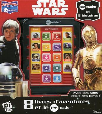 Couverture du livre « ME READER ; Star Wars ; ma tablette de lecture avec huit livres » de  aux éditions Pi Kids