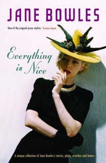 Couverture du livre « Everything is Nice » de Jane Bowles aux éditions Sort Of Books Digital