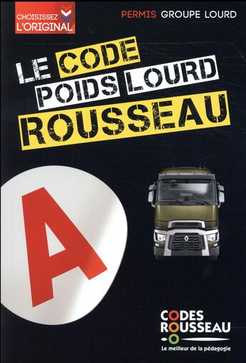 Couverture du livre « Code Rousseau ; poids lourd (édition 2017) » de  aux éditions Codes Rousseau
