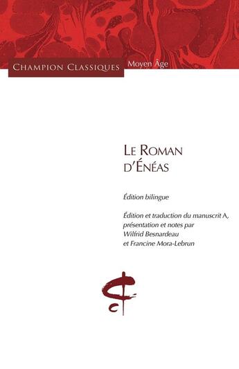 Couverture du livre « Le roman d'Enéas » de Anonyme aux éditions Honore Champion